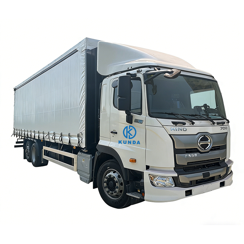HINO Refrigerator Van Truck with Manual Transmission for Meat Fruits Vegetables Transportation